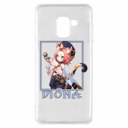 Чехол для Samsung A8 2018 Diona Genshin Impact - PrintSalon