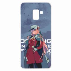 Чехол для Samsung A8+ 2018 DITF Zero Two Art - PrintSalon