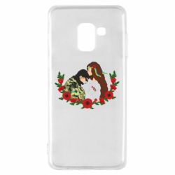 Чохол для Samsung A8 2018 Дівчина цілує солдата - PrintSalon