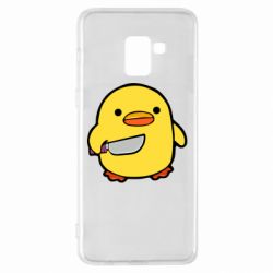 Чохол для Samsung A8+ 2018 Duckling With A Knife - PrintSalon