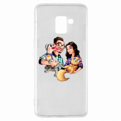 Чехол для Samsung A8+ 2018 Edison Family - PrintSalon