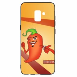 Чохол для Samsung A8+ 2018 Edison Pepper - PrintSalon