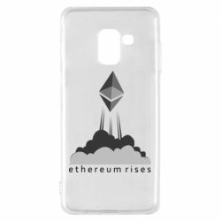 Чехол для Samsung A8 2018 Ethereum Rises