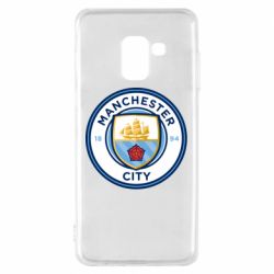 Чехол для Samsung A8 2018 FC Manchester City Logo - PrintSalon