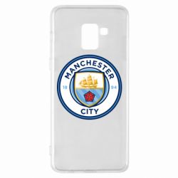 Чехол для Samsung A8+ 2018 FC Manchester City Logo - PrintSalon