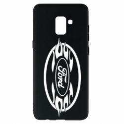 Чехол для Samsung A8+ 2018 Fire ford - PrintSalon