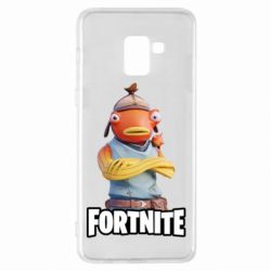 Чехол для Samsung A8+ 2018 Fishstick Fortnite - PrintSalon