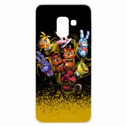 Чехол для Samsung A8 2018 Five Nights At Freddy"s - PrintSalon