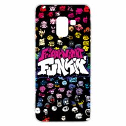 Чехол для Samsung A8 2018 FnF Icons - PrintSalon