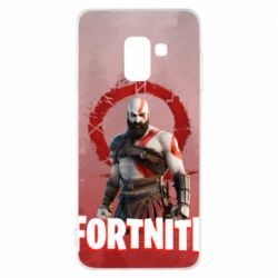 Чехол для Samsung A8 2018 Fortnite Kratos
