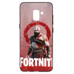 Чехол для Samsung A8+ 2018 Fortnite Kratos - PrintSalon