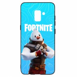 Чехол для Samsung A8+ 2018 Fortnite Snowman - PrintSalon
