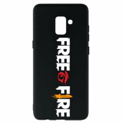 Чохол для Samsung A8+ 2018 Free fire and logo Garena - PrintSalon