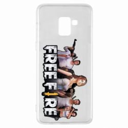 Чохол для Samsung A8+ 2018 Free Fire Team - PrintSalon