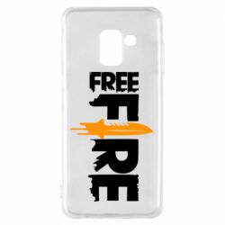 Чохол для Samsung A8 2018 Free Fire vertical logo - PrintSalon
