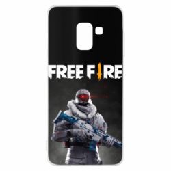 Чохол для Samsung A8 2018 Free Fire Winter Warrior - PrintSalon
