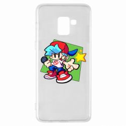 Чехол для Samsung A8+ 2018 Friday Night Funkin Star - PrintSalon