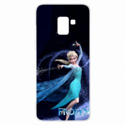Чехол для Samsung A8+ 2018 Frozen Elsa - PrintSalon
