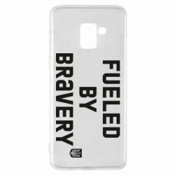 Чехол для Samsung A8+ 2018 Fueled by bravery - PrintSalon