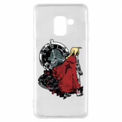 Чехол для Samsung A8 2018 Fullmetal Alchemist: Don't forget-PrintSalon Чехол для Samsung A8 2018 Fullmetal Alchemist: Don't forget