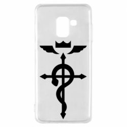 Чехол для Samsung A8 2018 Fullmetal Alchemist Flamel-PrintSalon Чехол для Samsung A8 2018 Fullmetal Alchemist Flamel