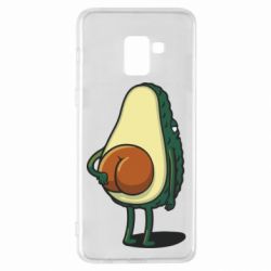 Чехол для Samsung A8+ 2018 Funny avocado - PrintSalon