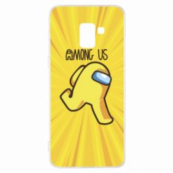 Чехол для Samsung A8+ 2018 Game hero and logo - PrintSalon