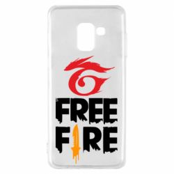 Чохол для Samsung A8 2018 Garena and Free Fire logo - PrintSalon