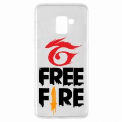 Чохол для Samsung A8+ 2018 Garena and Free Fire logo - PrintSalon