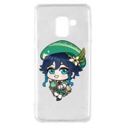Чохол для Samsung A8 2018 Genshin Impact chibi Venti - PrintSalon