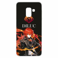 Чохол для Samsung A8 2018 Genshin Impact Diluc - PrintSalon
