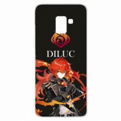 Чохол для Samsung A8+ 2018 Genshin Impact Diluc - PrintSalon