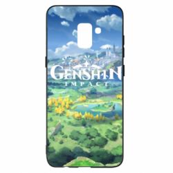 Чохол для Samsung A8+ 2018 Genshin Impact World - PrintSalon