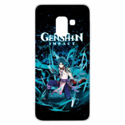 Чехол для Samsung A8 2018 Xiao Genshin Impact - PrintSalon
