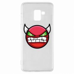 Чохол для Samsung A8+ 2018 Geometry Dash Demon - PrintSalon