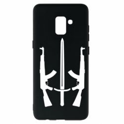 Чохол для Samsung A8+ 2018 Герб добровольчих батальйонів - PrintSalon