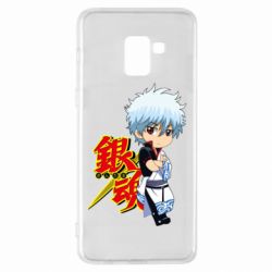 Чехол для Samsung A8+ 2018 Гинтама Мальчик - PrintSalon