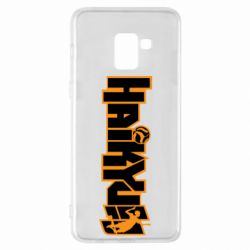 Чехол для Samsung A8+ 2018 Haikyuu Logo - PrintSalon