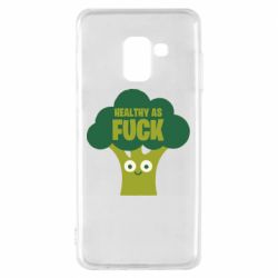 Чехол для Samsung A8 2018 Healthy as fuck - PrintSalon