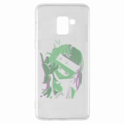 Чехол для Samsung A8+ 2018 Himiko Toga glitch - PrintSalon