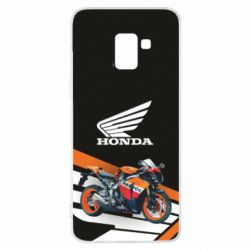 Чехол для Samsung A8+ 2018 Honda Bike - PrintSalon