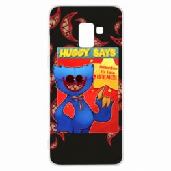 Чехол для Samsung A8+ 2018 Huggy says - PrintSalon