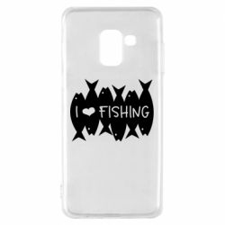 Чохол для Samsung A8 2018 I Love Fishing - PrintSalon