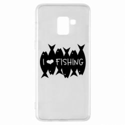 Чохол для Samsung A8+ 2018 I Love Fishing - PrintSalon
