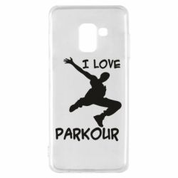 Чохол для Samsung A8 2018 I love parkour