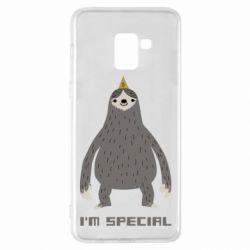 Чехол для Samsung A8+ 2018 I'm special Sloth - PrintSalon