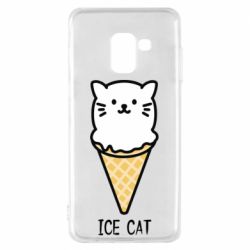 Чехол для Samsung A8 2018 Ice Cat - PrintSalon