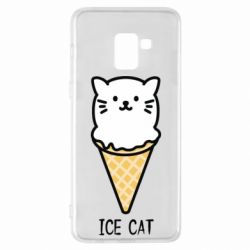 Чехол для Samsung A8+ 2018 Ice Cat - PrintSalon