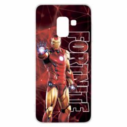 Чехол для Samsung A8 2018 Iron Man Fortnite