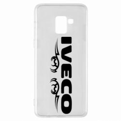 Чехол для Samsung A8+ 2018 Iveco Logo Art - PrintSalon